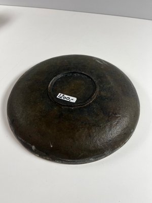 Bronze fad med kvinde figur antageligt Tinos.