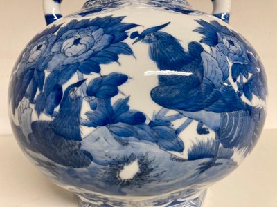 Krukke/Vase, håndmalet