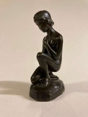 Bronzefigur, E. Borch