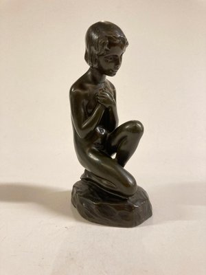 Bronzefigur, E. Borch