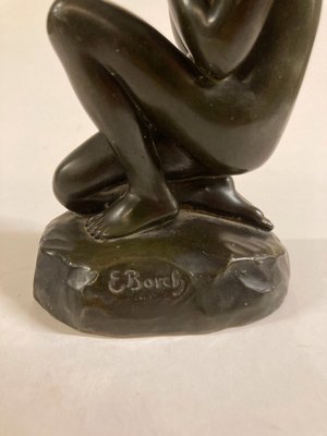 Bronzefigur, E. Borch