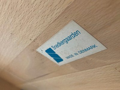 Ovalt dansk arkitekt spisebord i Bøg fra Snedkergaarden