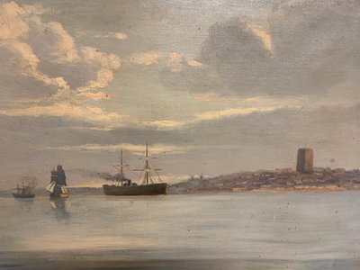 Maleri, Øresund, 1886
