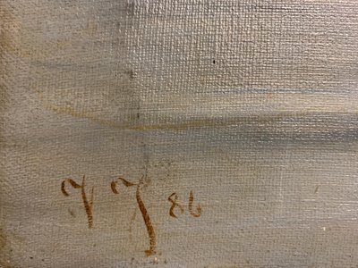 Maleri, Øresund, 1886