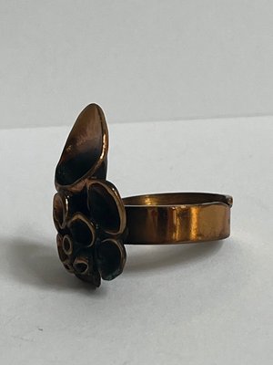 Pentti Sarpaneva bronze ring finsk made in Finland