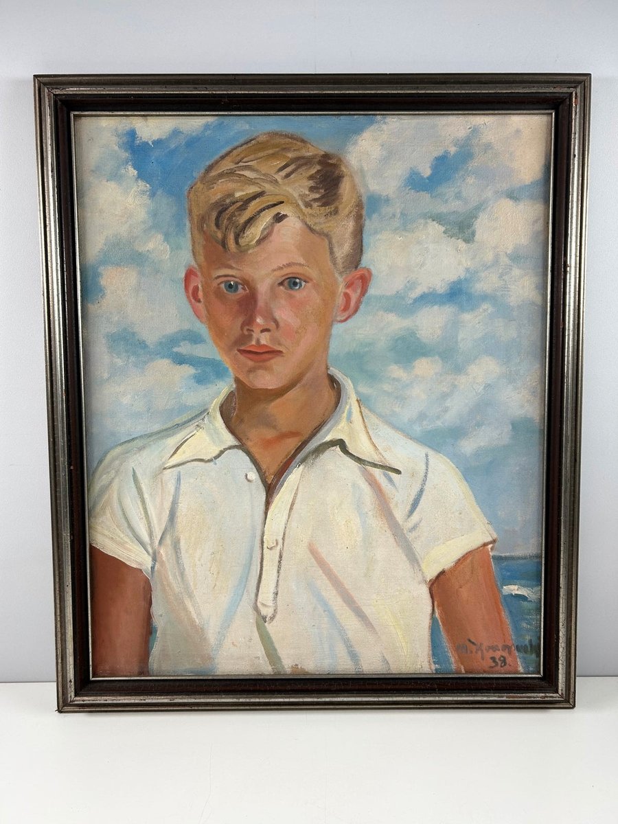 Signeret portræt 1938