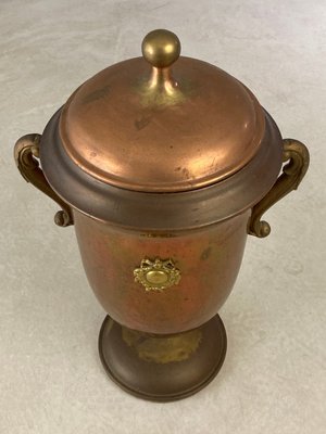 Stor kobber lågvase