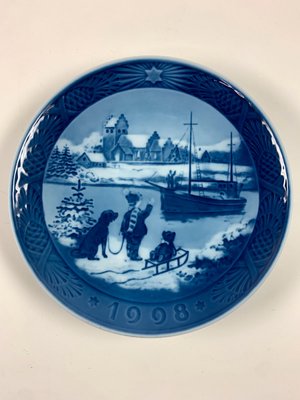 Juleplatte 1998, Royal Copenhagen, "Velkomstkomité"