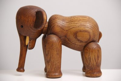 Kay Bojesen elefant i egetræ