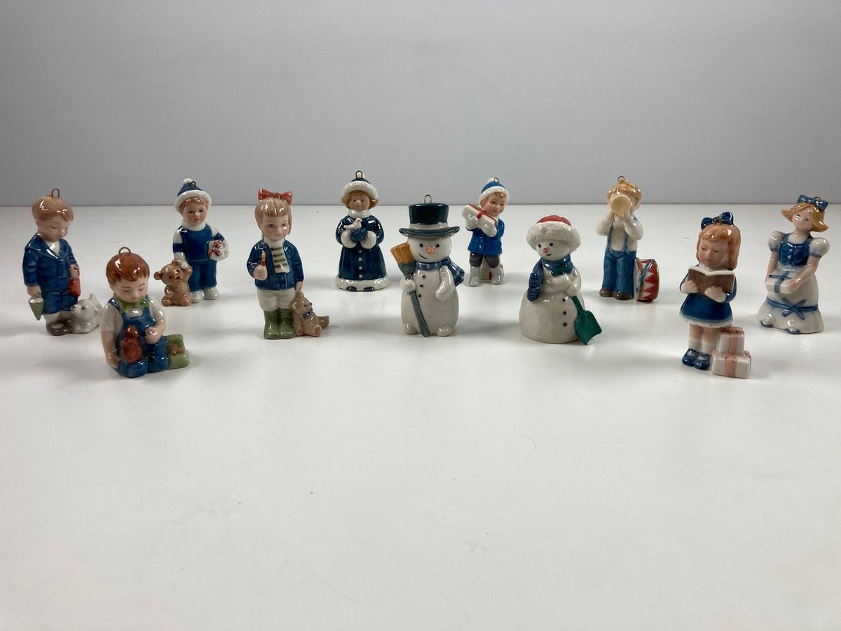 11 stk Børnenes Jule figure 