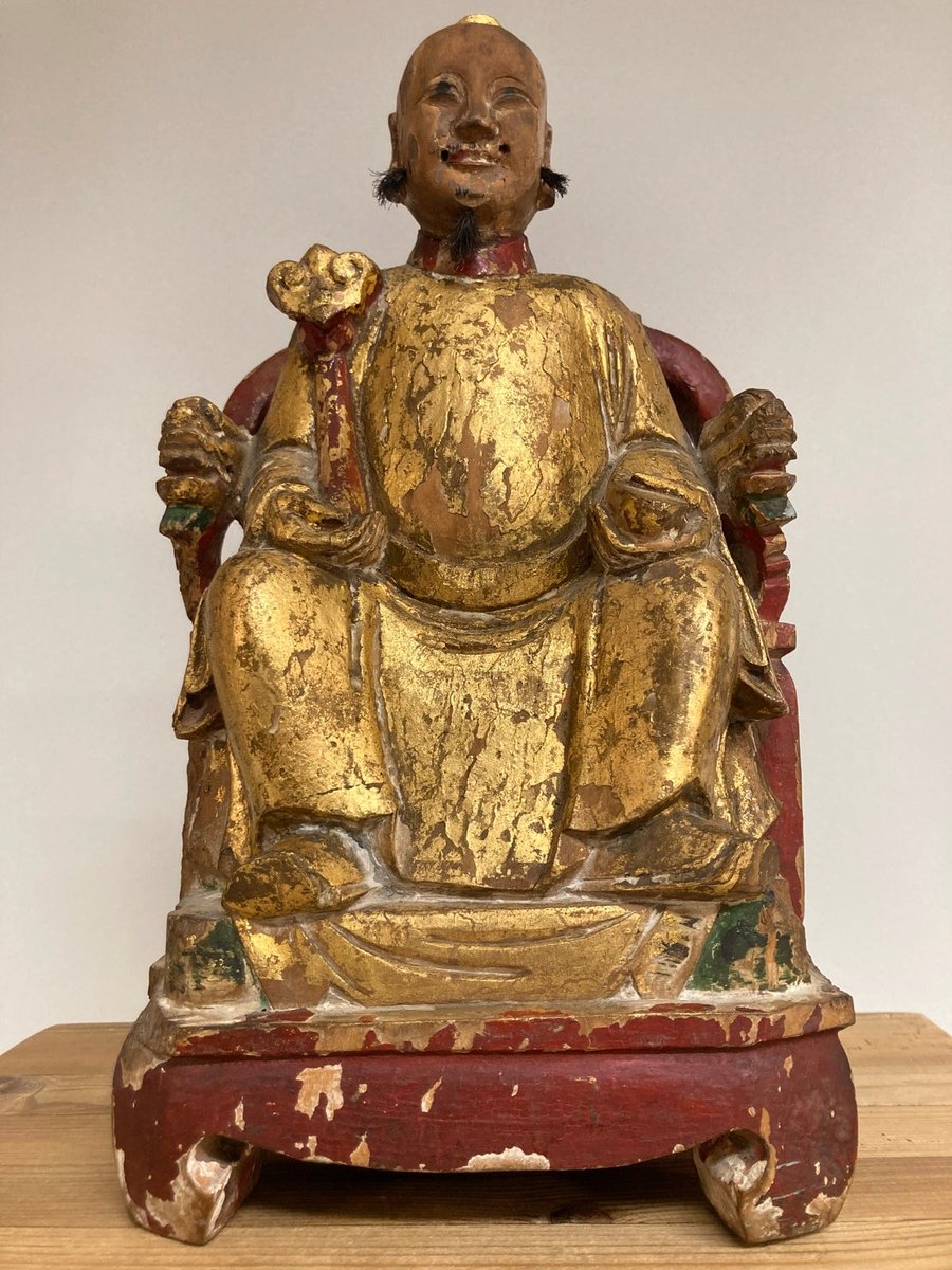 Kinesisk træ figur