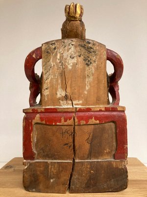 Kinesisk Træ Figur