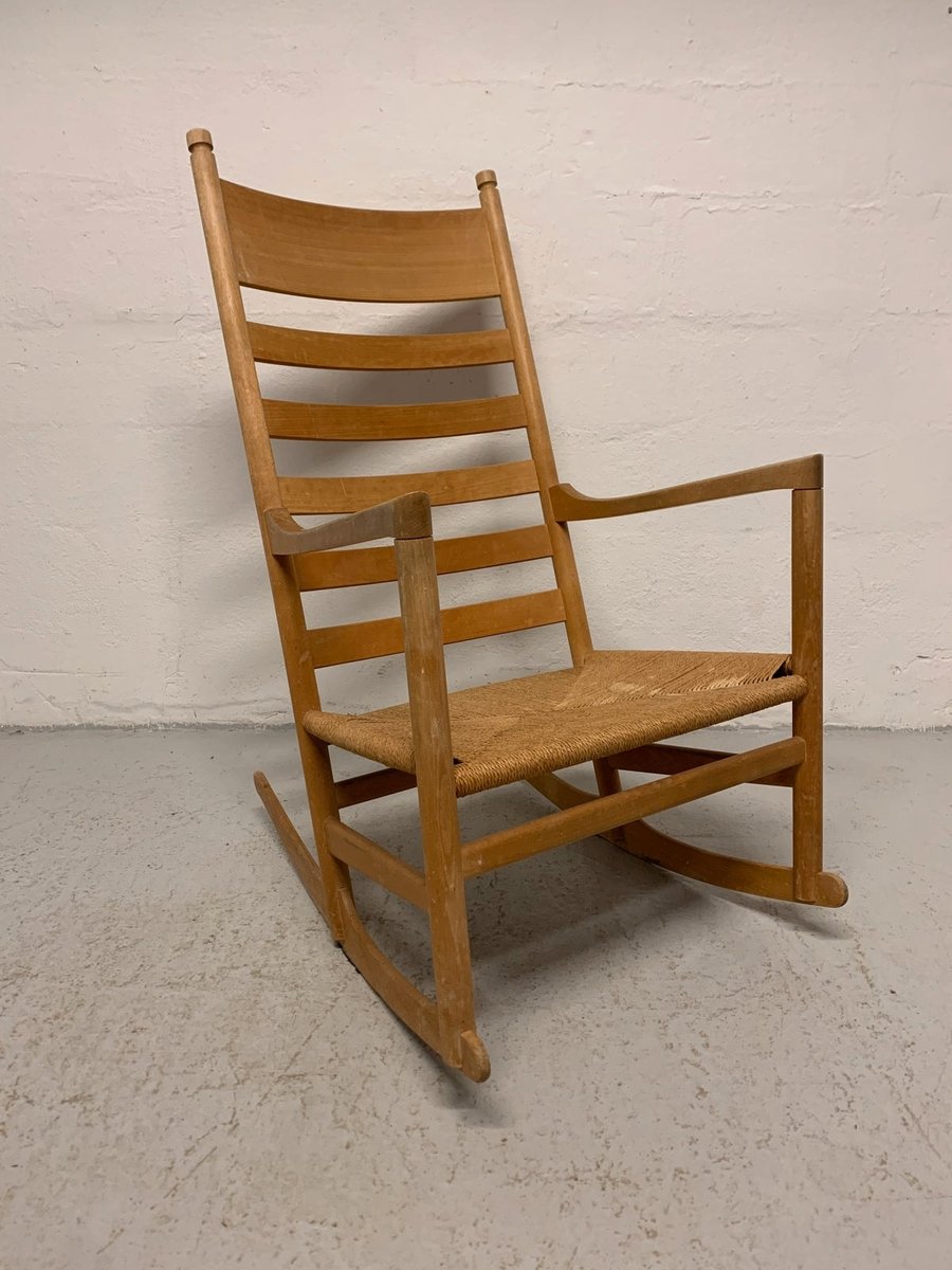 Hans J. Wegner CH45 gyngestol i eg