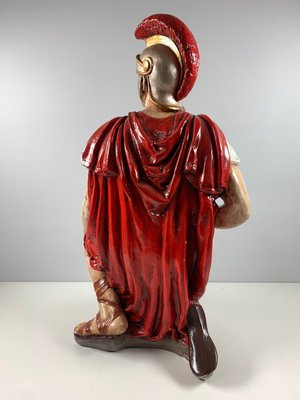 Figur, 59 cm., romersk soldat