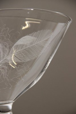 Vicke Lindstrand for Kosta Boda fjer vase