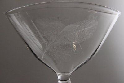 Vicke Lindstrand for Kosta Boda fjer vase