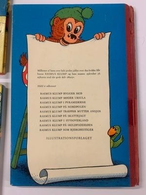 Tegneseriebøger, Rasmus Klump, 3 bøger