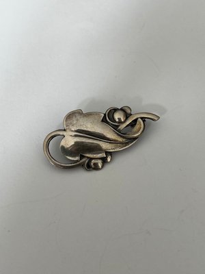 Carl M Cohr skønvirke broche af sølv 1893-1937
