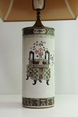 Vintage kinesisk porcelænslampe