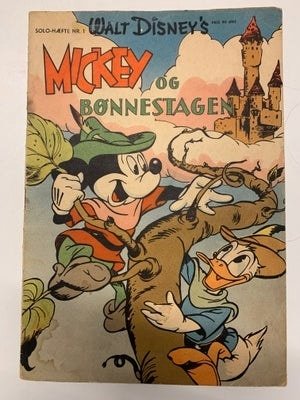 Tegneserie Mickey og bønnestagen