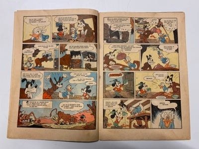 Mickey og bønnestagen, tegneserie