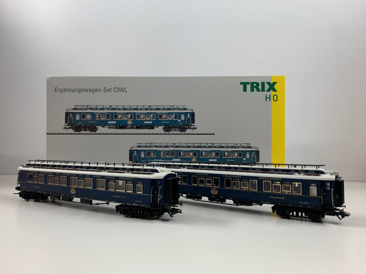 Modeltog TRIX passagervognssæt