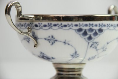 Royal Copenhagen Musselmalet halvblonde skål