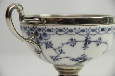 Royal Copenhagen Musselmalet Halvblonde flødekande