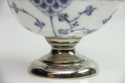 Royal Copenhagen Musselmalet Halvblonde flødekande