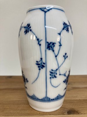 Royal Copenhagen Musselmalet Riflet Vase