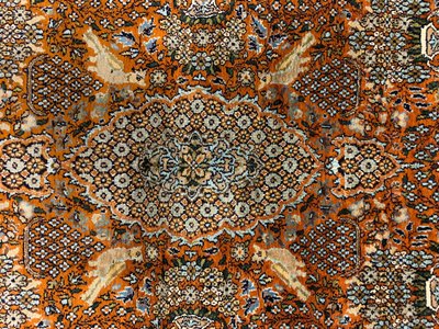 Ægte tæppe, 118 x 195 cm.