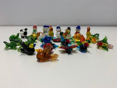 Glasfigurer, ca. 50 stk.