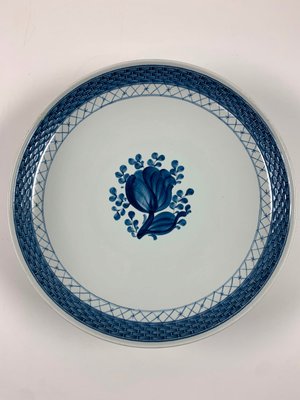 Tranquebar, rundt fad 25 cm., fra Aluminia, 1.sortering