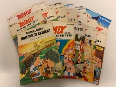 19 stk. tegneserie albums af Asterix