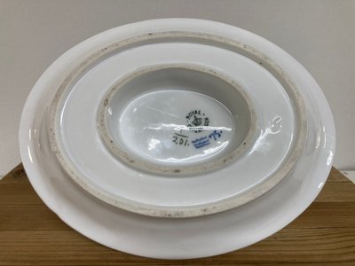 Royal Copenhagen Musselmalet Riflet Sauce Båd