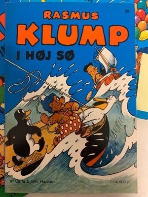 Tegneseriebøger, Rasmus Klump, 14 stk.