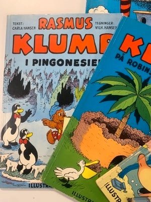 Tegneseriebøger, Rasmus Klump, 11 stk.
