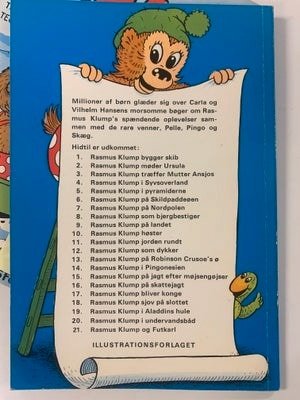 Tegneseriebøger, Rasmus Klump, 11 stk.
