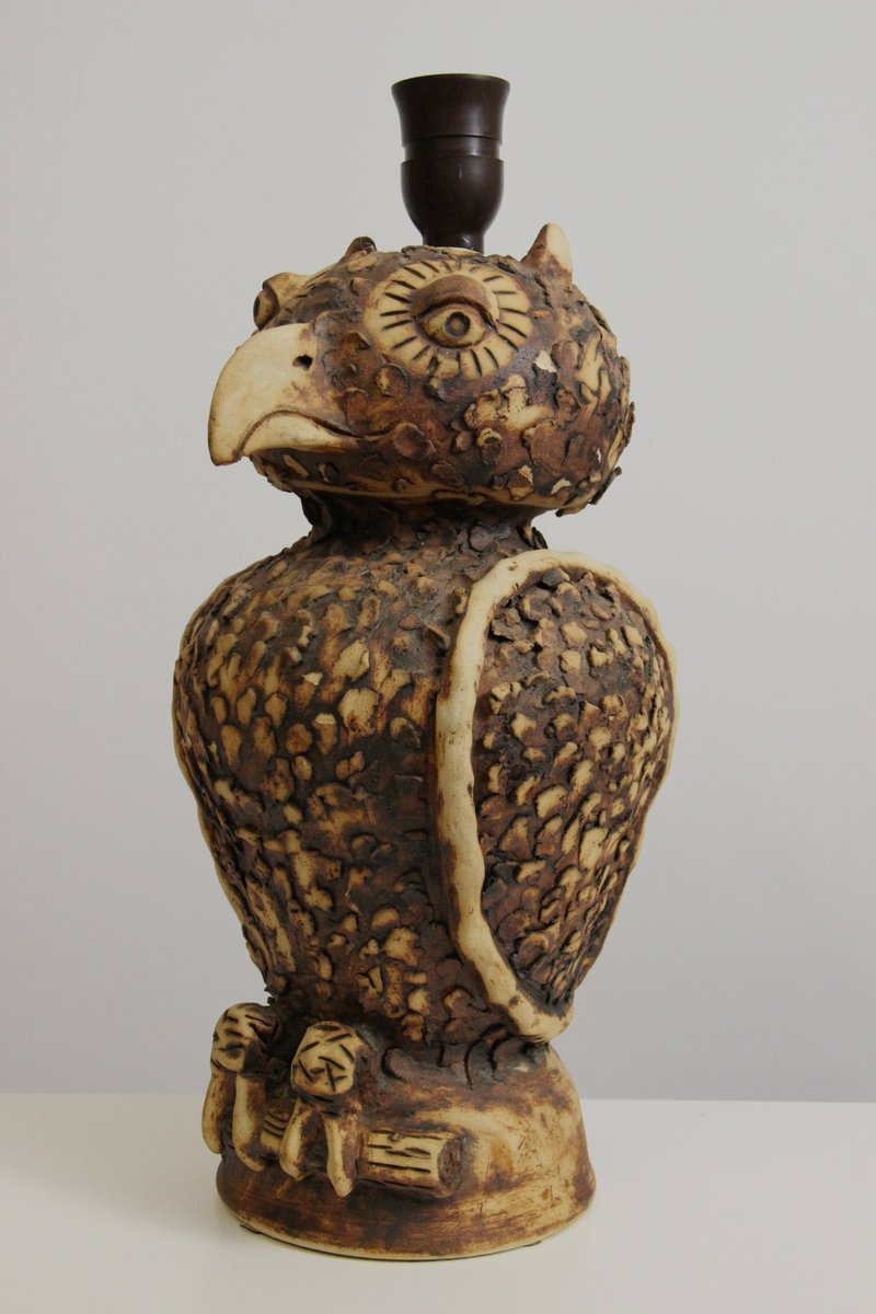 Henning Fjendbo stor keramik bordlampe