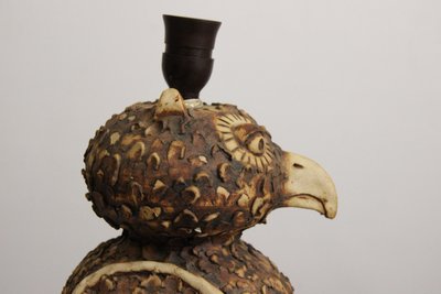 Henning Fjendbo stor keramik bordlampe
