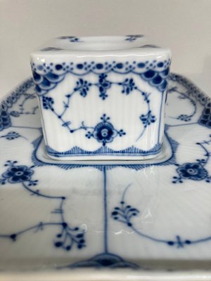 Royal Copenhagen Musselmalet Riflet Blækstand