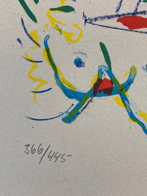 Egill Jacobsen litografi signeret og nummereret 366/445