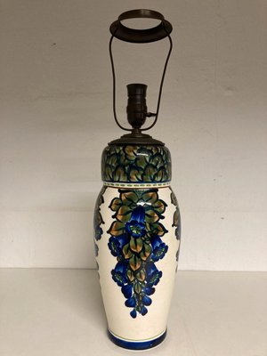 Gl. bordlampe, Fajance fra Aluminia