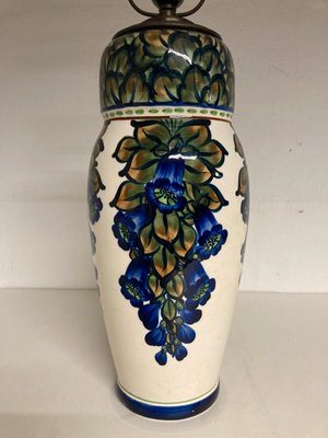Gl. bordlampe, Fajance fra Aluminia