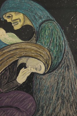 Henry Heerup “Historien om en moder” litografi fra 1983