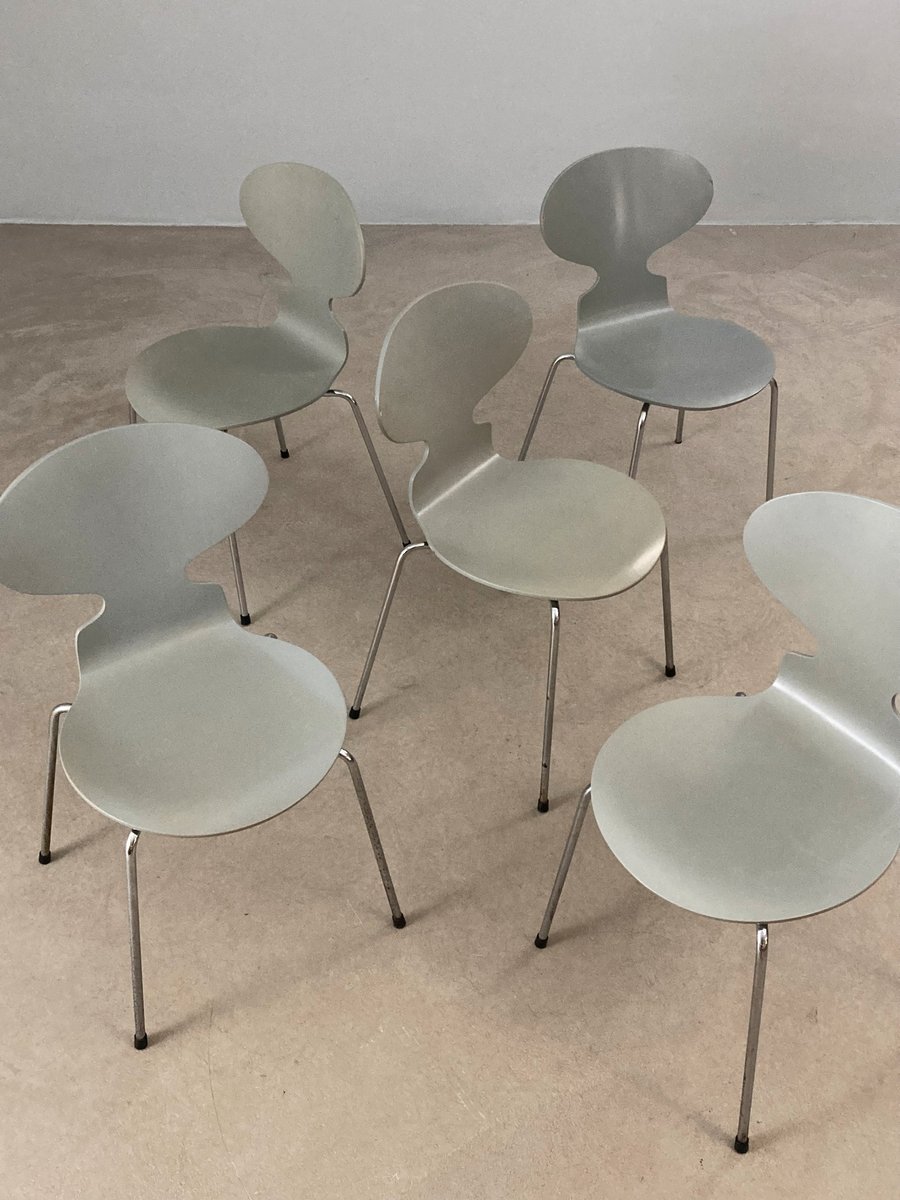 5 stk Arne Jacobsen myre stole