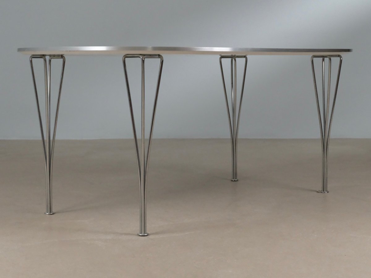 Piet Hein & Bruno Mathsson Superellipse bord for Fritz Hansen
