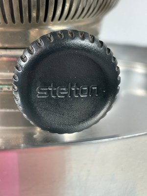 Stelton Olielampe i krom stål