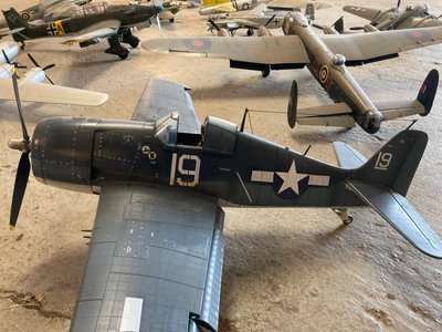 Samling store modelfly