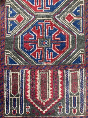 Ægte tæppe 123x74